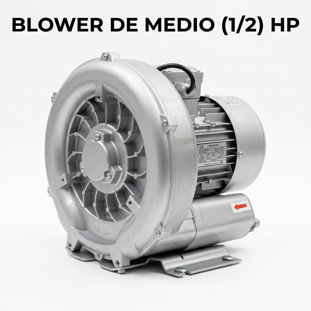 Industrial Side Channel Blower — Portada Principal - Estudio Blanco | Generated by Modelize