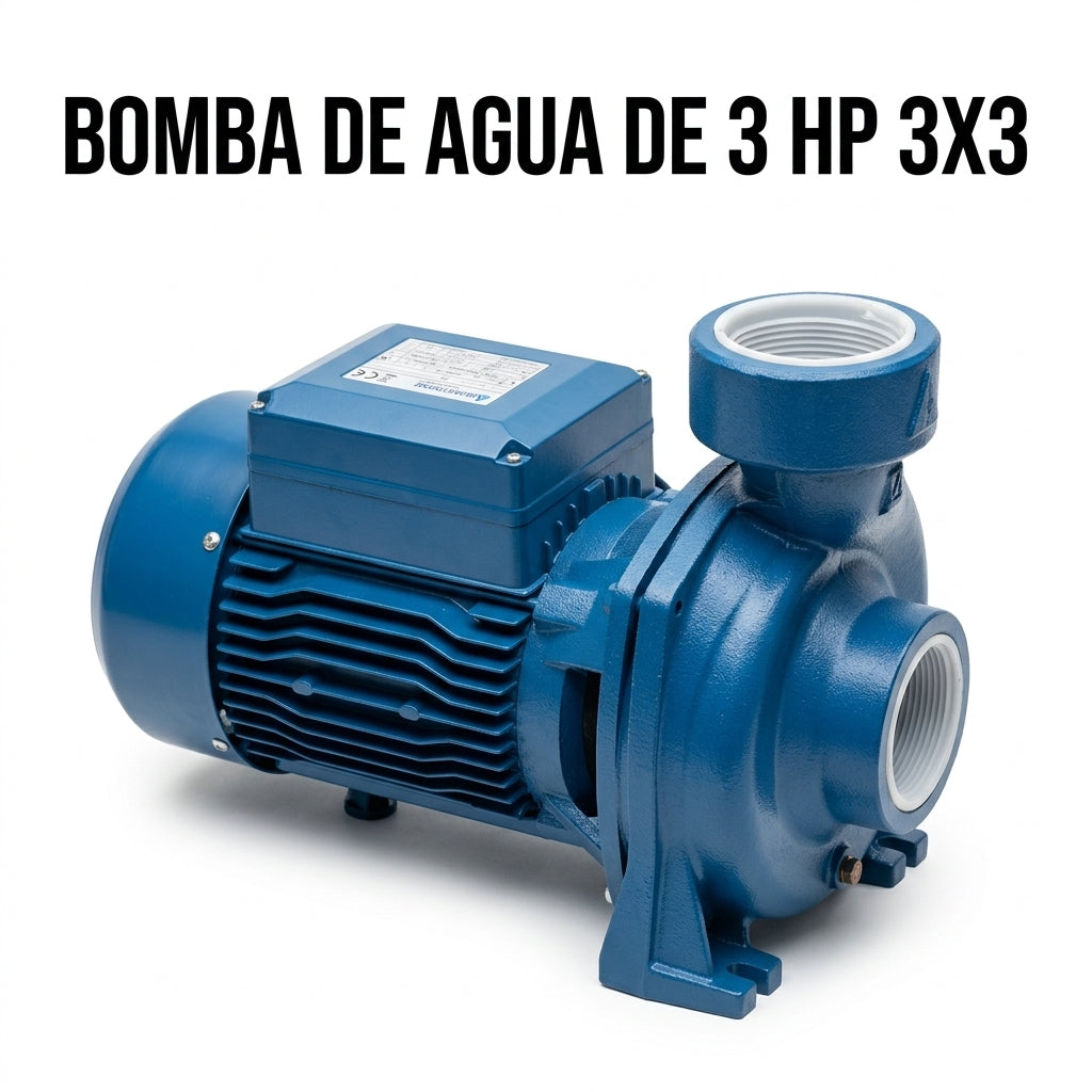 Industrial centrifugal water pump — Portada Principal - Estudio Blanco | Generated by Modelize