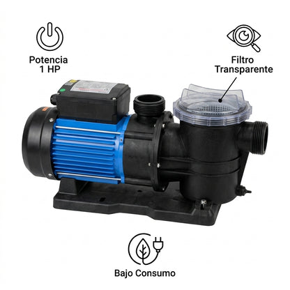 Pool Water Pump — Infografia de Caracteristicas | Generated by Modelize