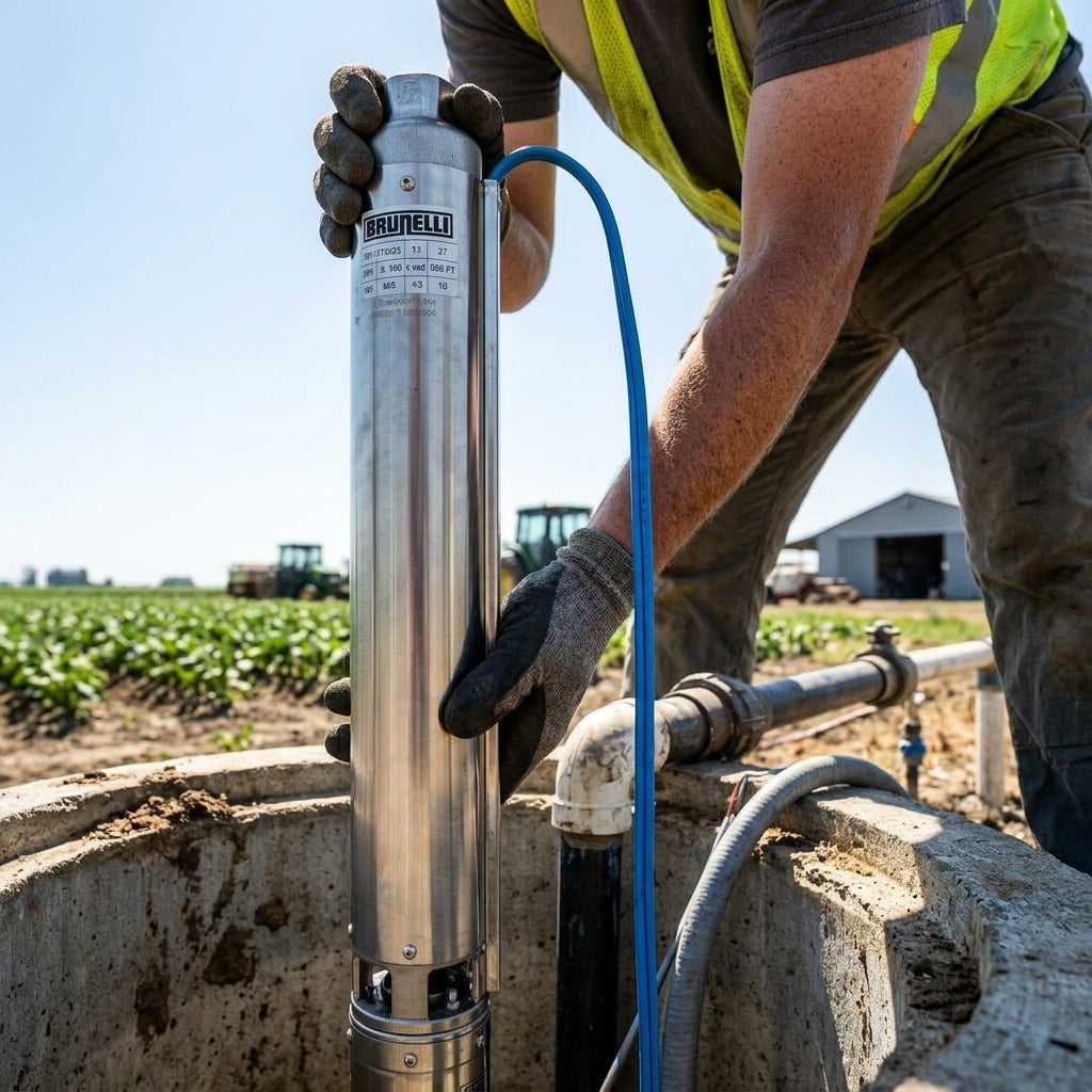 Submersible water pump — Estilo de Vida - Producto en Uso | Generated by Modelize