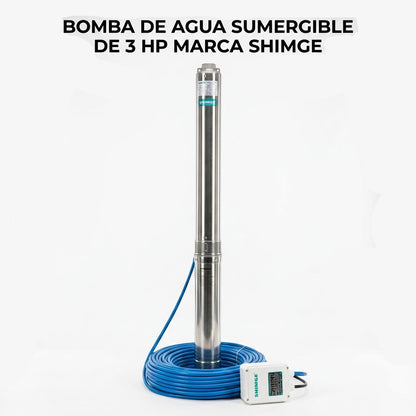 Submersible deep well water pump — Portada Principal - Estudio Blanco | Generated by Modelize