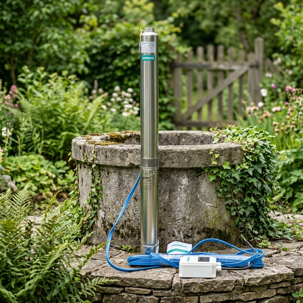 Submersible deep well water pump — Estilo de Vida - Producto en Uso | Generated by Modelize