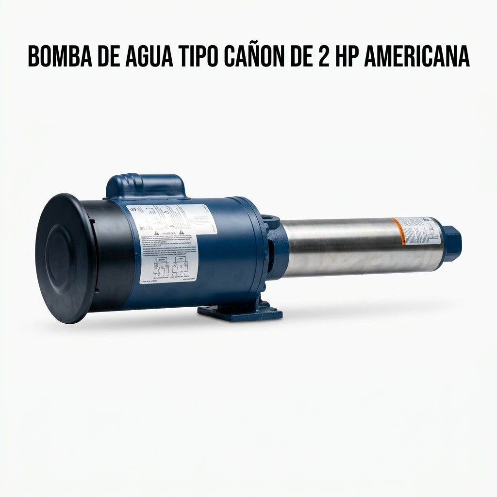 Industrial multi-stage water pump — Portada Principal - Estudio Blanco | Generated by Modelize