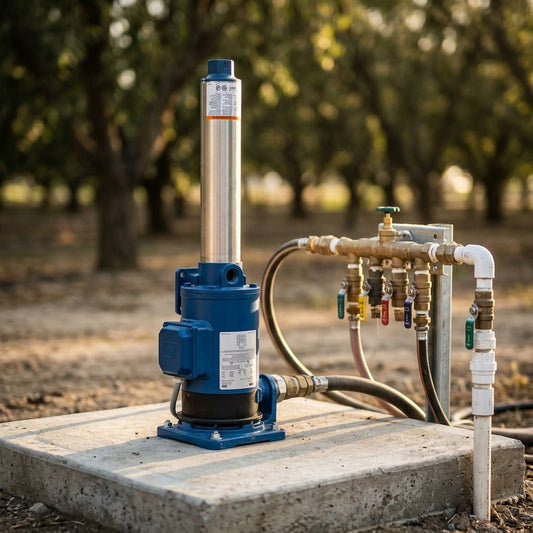 3 HP vertical multi-stage centrifugal water pump — Estilo de Vida - Producto en Uso | Generated by Modelize