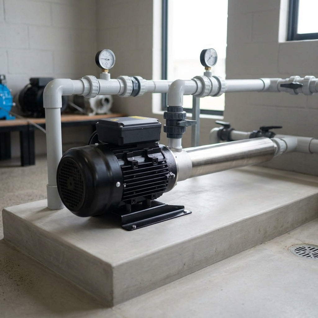 Horizontal multistage centrifugal water pump — Estilo de Vida - Producto en Uso | Generated by Modelize