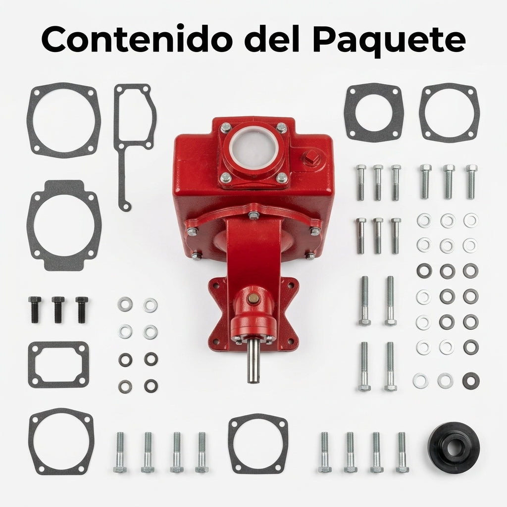 Industrial high-flow water pump — Contenido del Paquete - Vista Aerea | Generated by Modelize