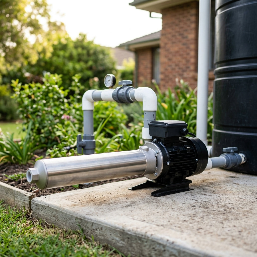 3 HP Multistage Cannon Pump — Estilo de Vida - Producto en Uso | Generated by Modelize
