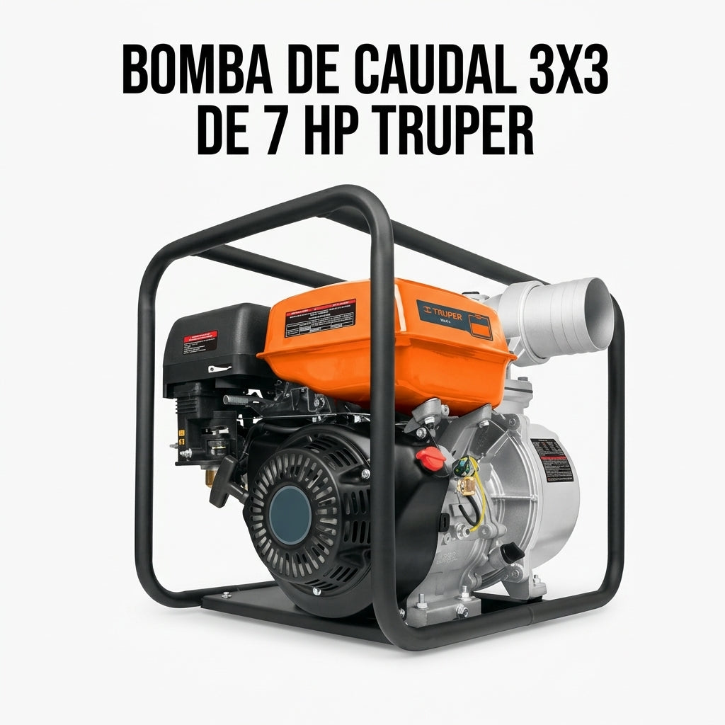 Gasoline water pump — Portada Principal - Estudio Blanco | Generated by Modelize