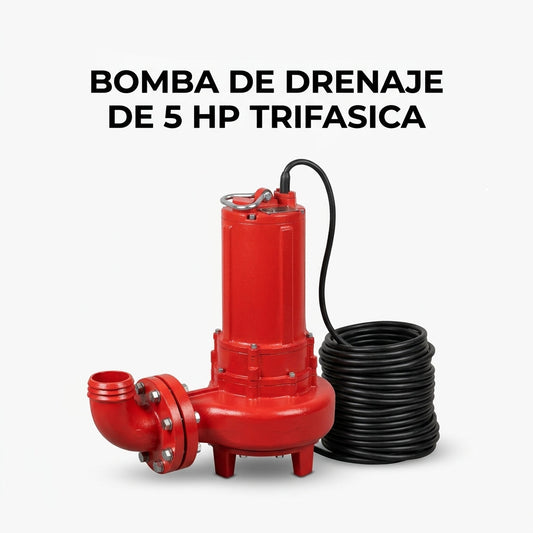 Submersible drainage pump — Portada Principal - Estudio Blanco | Generated by Modelize
