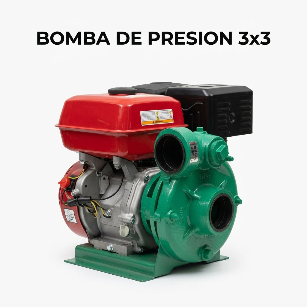Gas-powered water pressure pump — Portada Principal - Estudio Blanco | Generated by Modelize