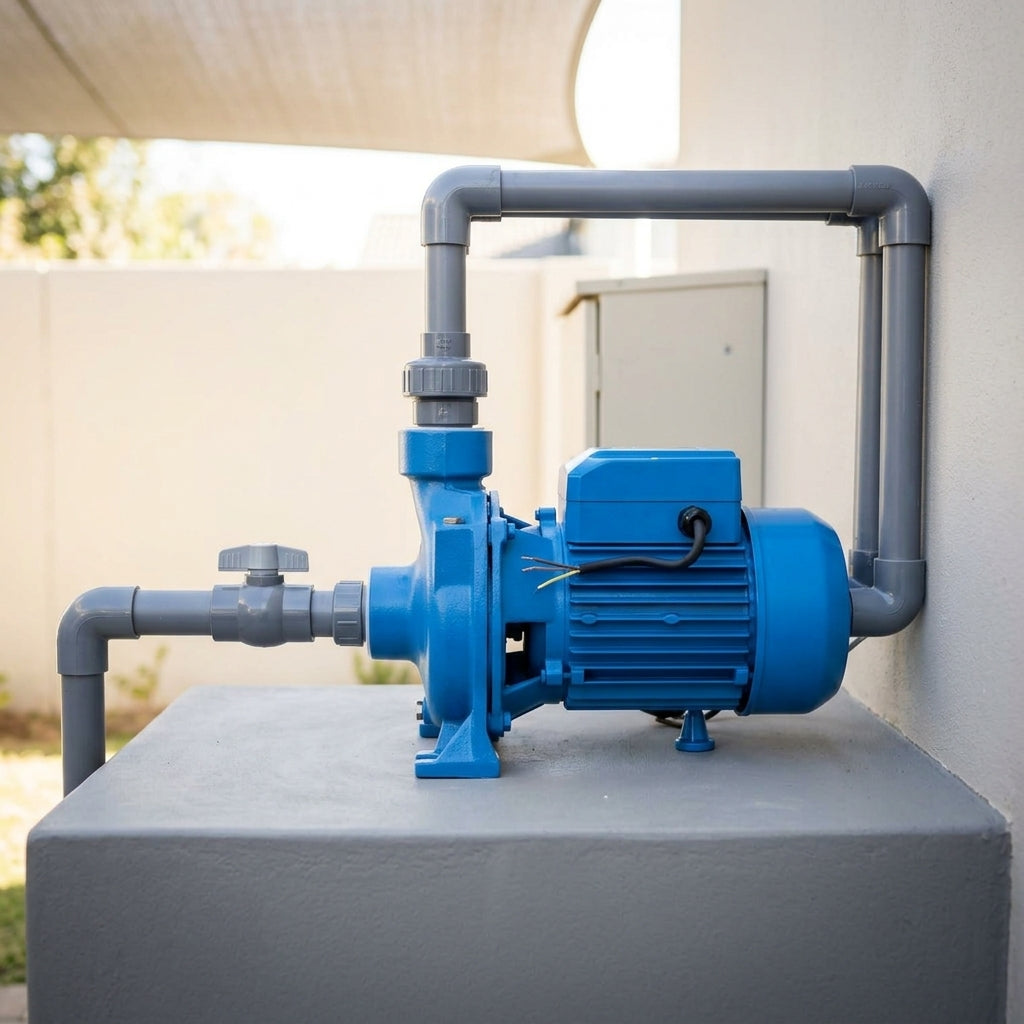 Electric centrifugal water pump — Estilo de Vida - Producto en Uso | Generated by Modelize