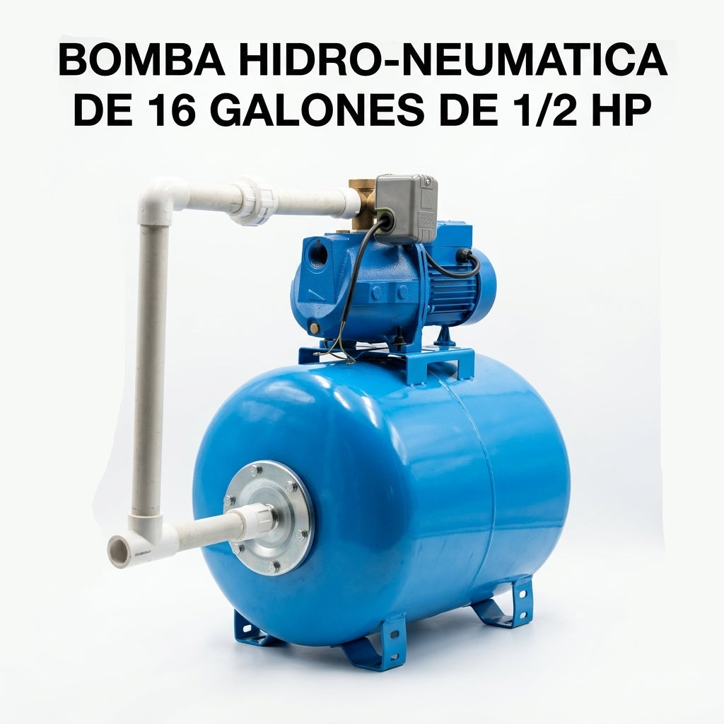 Hydro-pneumatic pump system — Portada Principal - Estudio Blanco | Generated by Modelize