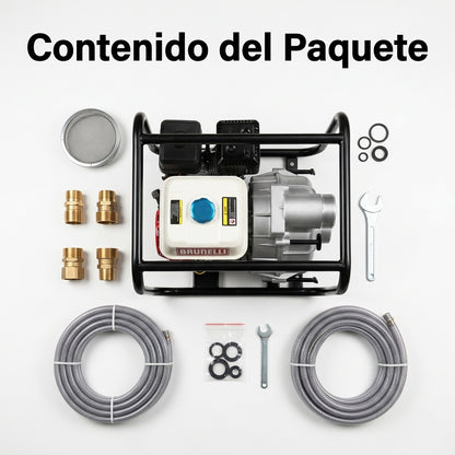 Industrial sludge and solids trash pump — Contenido del Paquete - Vista Aerea | Generated by Modelize
