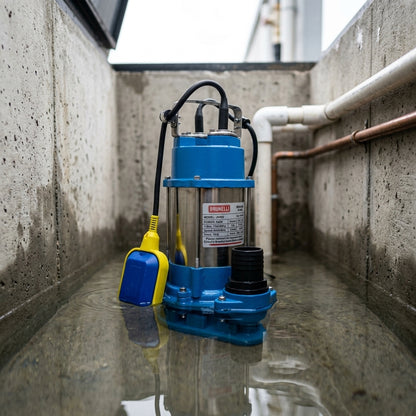 Submersible drainage pump — Estilo de Vida - Producto en Uso | Generated by Modelize