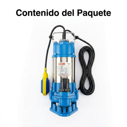 Submersible drainage pump — Contenido del Paquete - Vista Aerea | Generated by Modelize