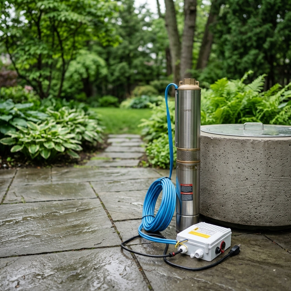 Submersible water pump — Estilo de Vida - Producto en Uso | Generated by Modelize