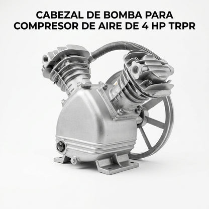 Air compressor pump head — Portada Principal - Estudio Blanco | Generated by Modelize