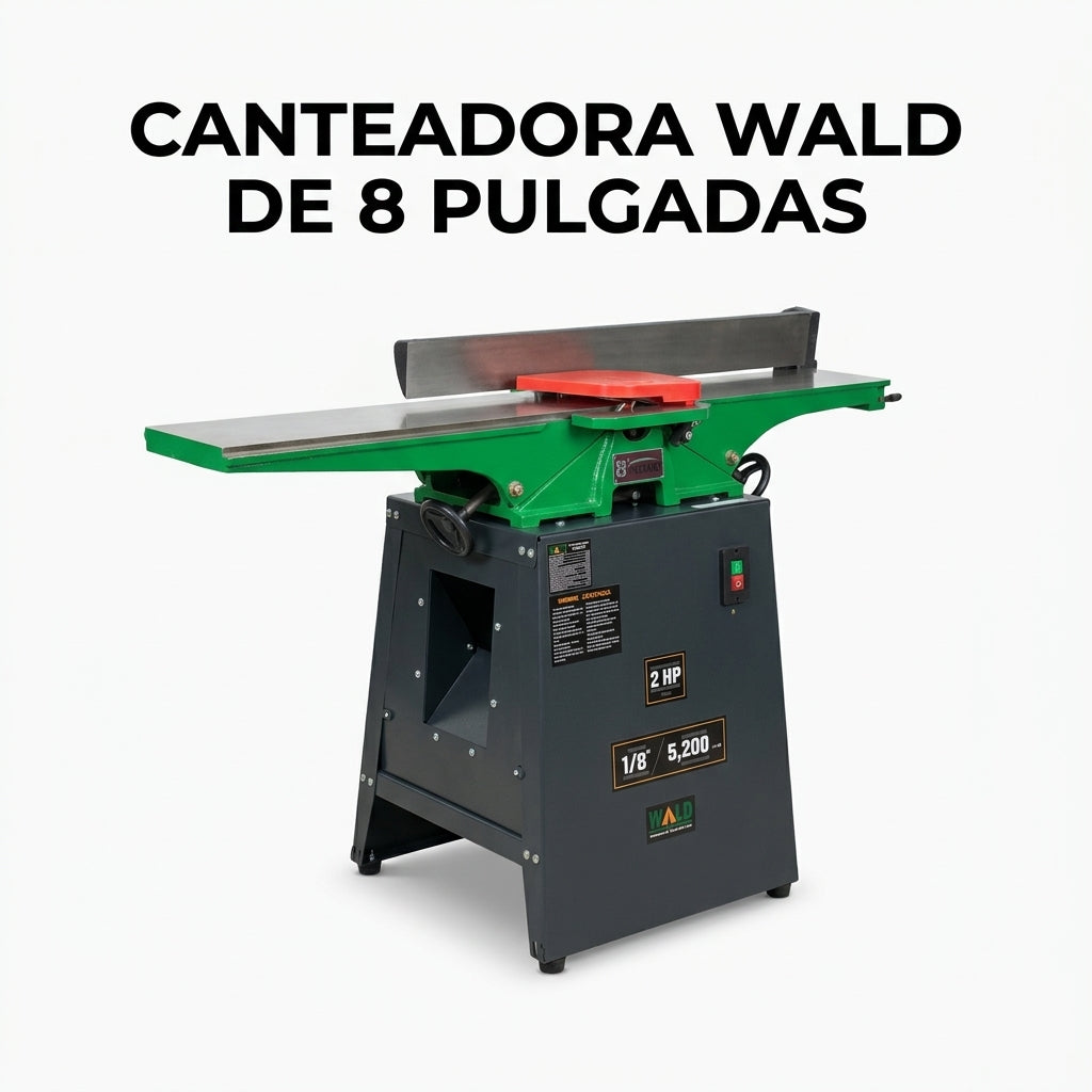 Industrial woodworking jointer — Portada Principal - Estudio Blanco | Generated by Modelize