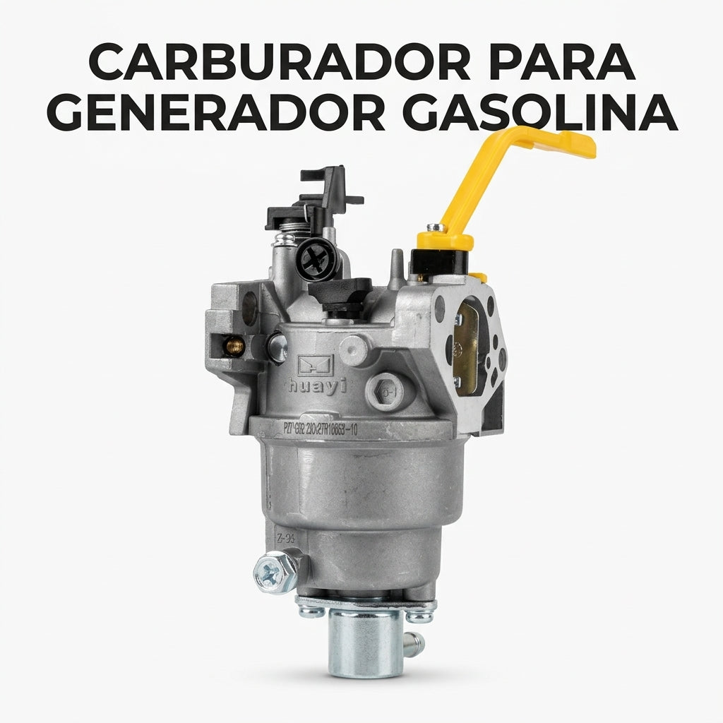 Gasoline generator carburetor — Portada Principal - Estudio Blanco | Generated by Modelize