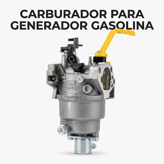 Gasoline generator carburetor — Portada Principal - Estudio Blanco | Generated by Modelize