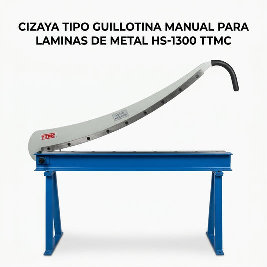 Manual guillotine metal plate shear — Portada Principal - Estudio Blanco | Generated by Modelize