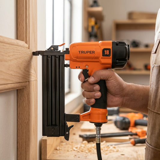 Pneumatic brad nailer — Estilo de Vida - Producto en Uso | Generated by Modelize