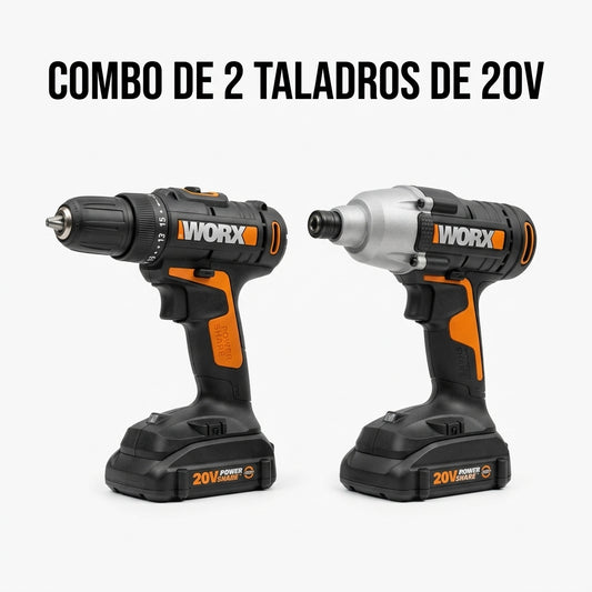 Cordless power tool combo kit — Portada Principal - Estudio Blanco | Generated by Modelize