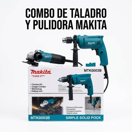 Power tool combo (drill and angle grinder) — Portada Principal - Estudio Blanco | Generated by Modelize