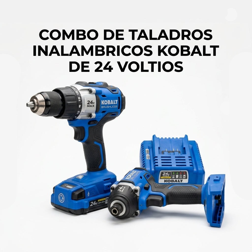 Cordless power tool combo kit — Portada Principal - Estudio Blanco | Generated by Modelize