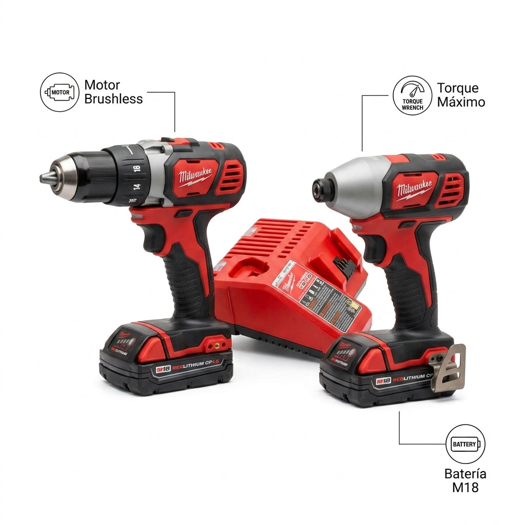 Cordless Power Tool Combo Kit — Infografia de Caracteristicas | Generated by Modelize