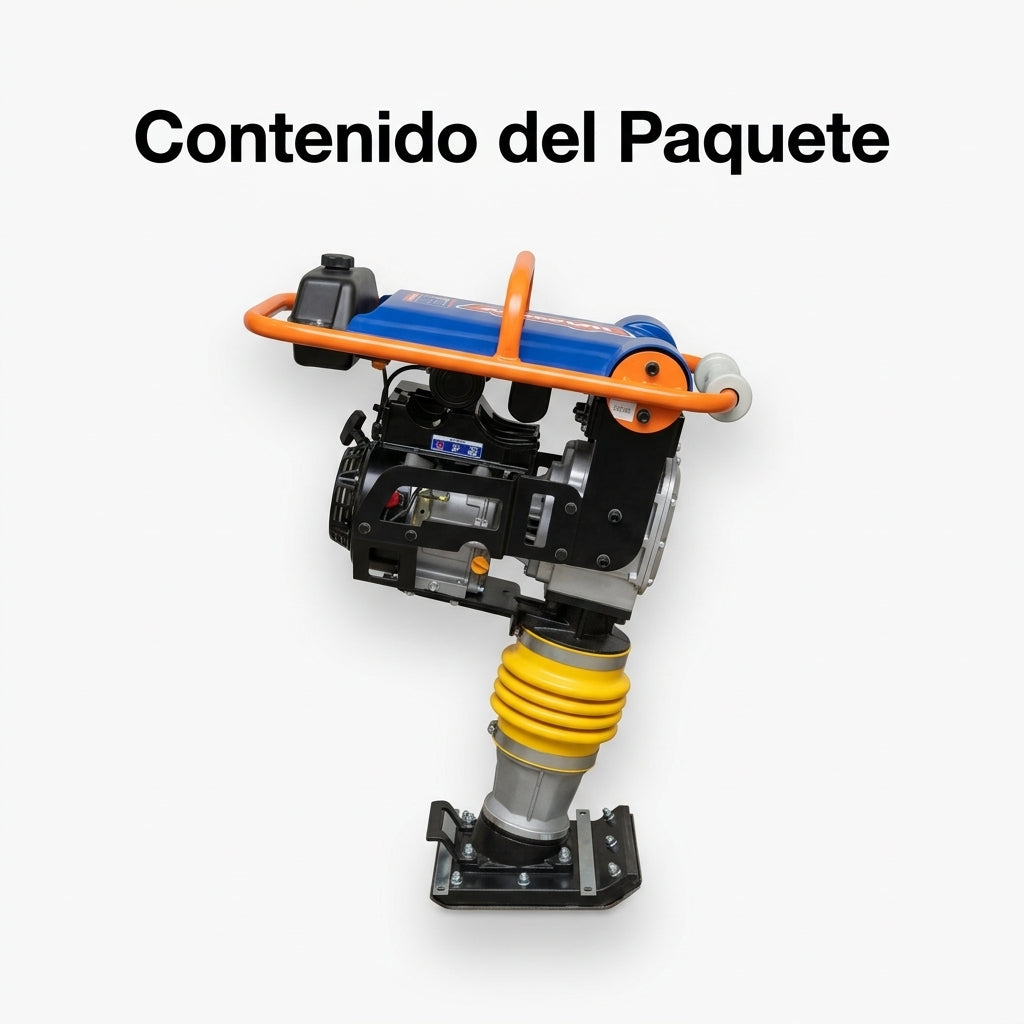 Tamping Rammer (Compactadora Bailarina) — Contenido del Paquete - Vista Aerea | Generated by Modelize