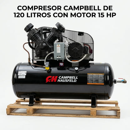 Industrial Air Compressor — Portada Principal - Estudio Blanco | Generated by Modelize