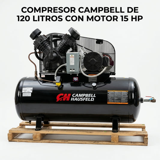 Industrial Air Compressor — Portada Principal - Estudio Blanco | Generated by Modelize