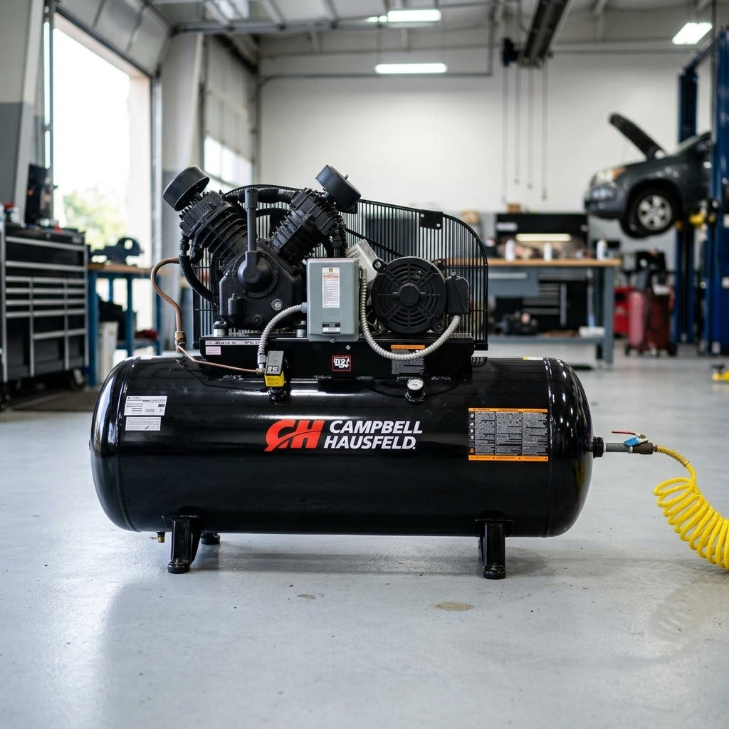 Industrial Air Compressor — Estilo de Vida - Producto en Uso | Generated by Modelize
