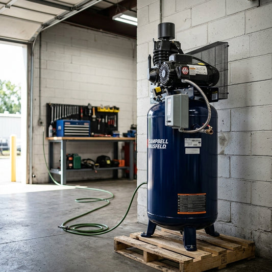 Industrial Air Compressor — Estilo de Vida - Producto en Uso | Generated by Modelize