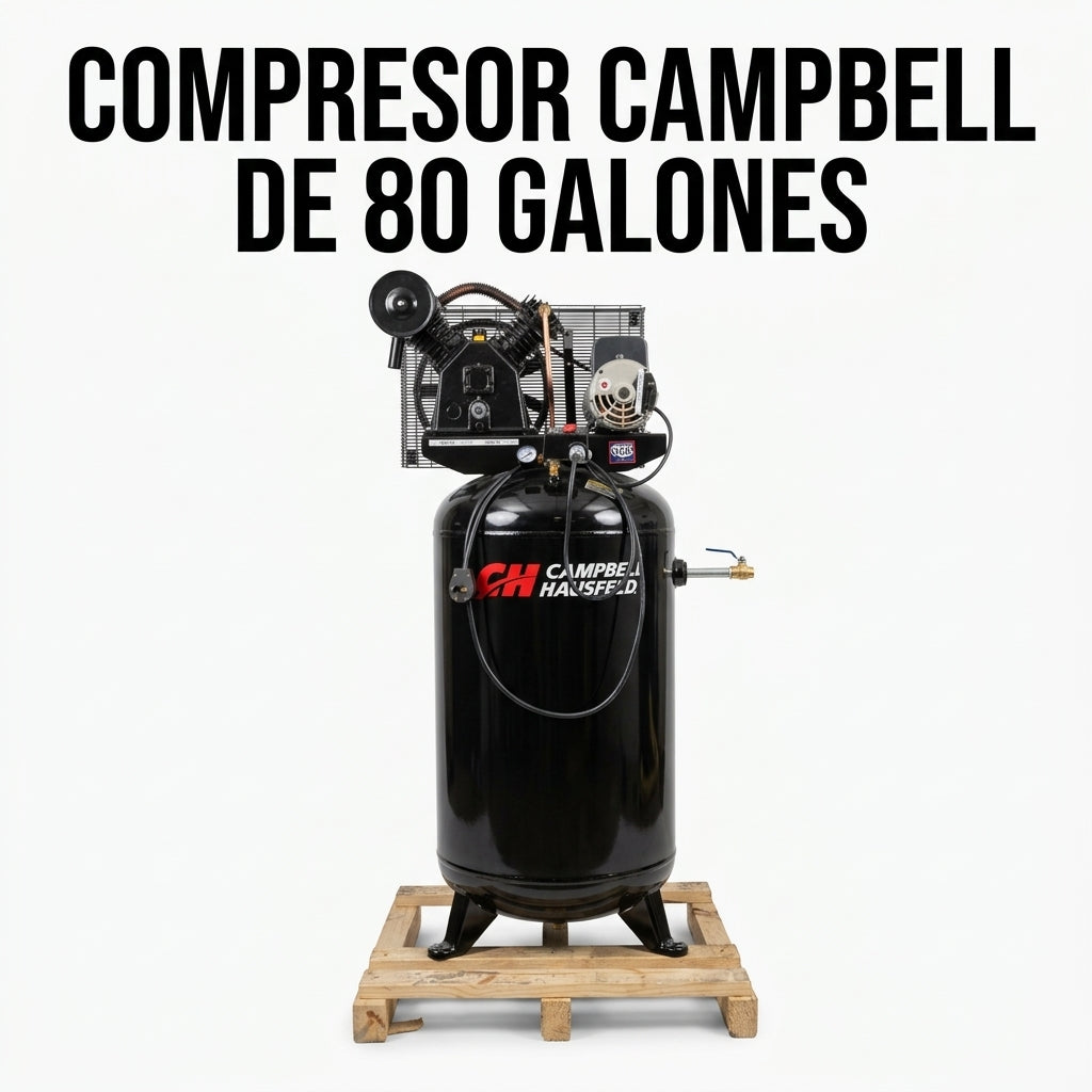 Air Compressor — Portada Principal - Estudio Blanco | Generated by Modelize