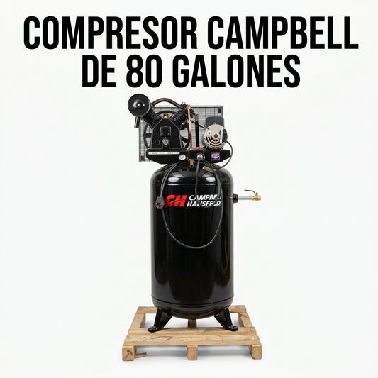 Air Compressor — Portada Principal - Estudio Blanco | Generated by Modelize