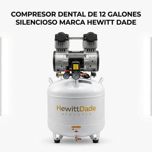 Silent Dental Air Compressor — Portada Principal - Estudio Blanco | Generated by Modelize