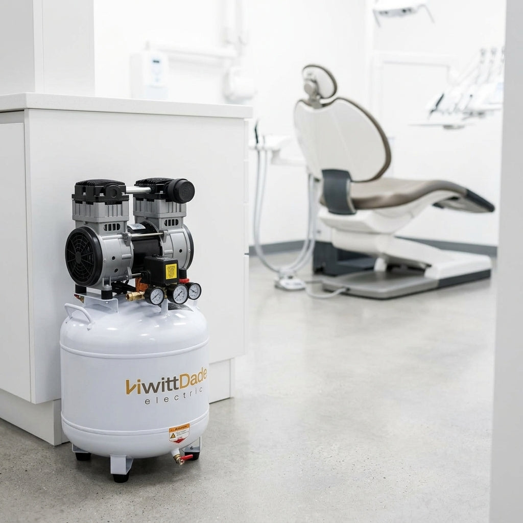 Silent dental air compressor — Estilo de Vida - Producto en Uso | Generated by Modelize
