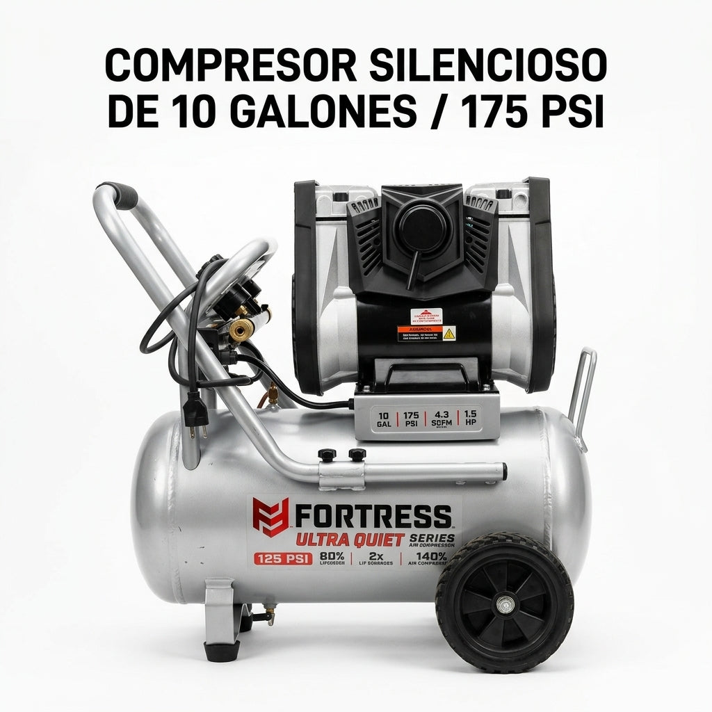 Portable Air Compressor — Portada Principal - Estudio Blanco | Generated by Modelize