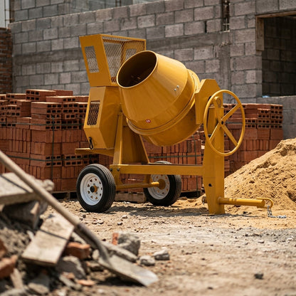 Industrial concrete mixer — Estilo de Vida - Producto en Uso | Generated by Modelize