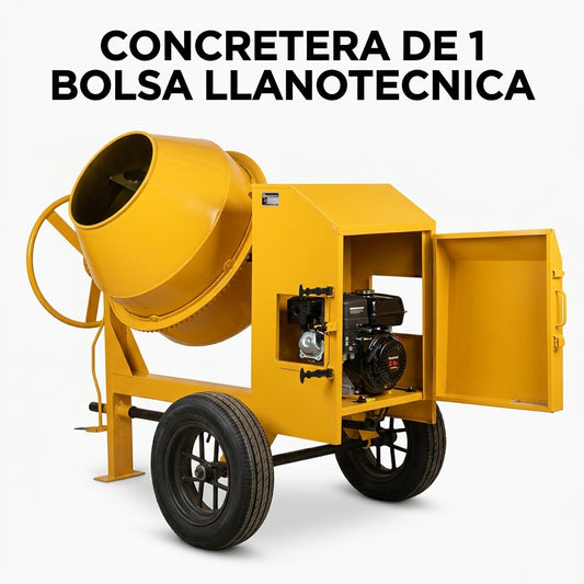 Industrial concrete mixer — Portada Principal - Estudio Blanco | Generated by Modelize