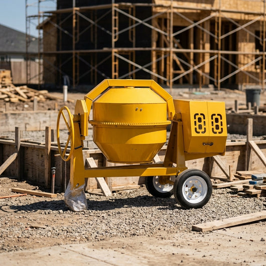 Industrial Concrete Mixer — Estilo de Vida - Producto en Uso | Generated by Modelize