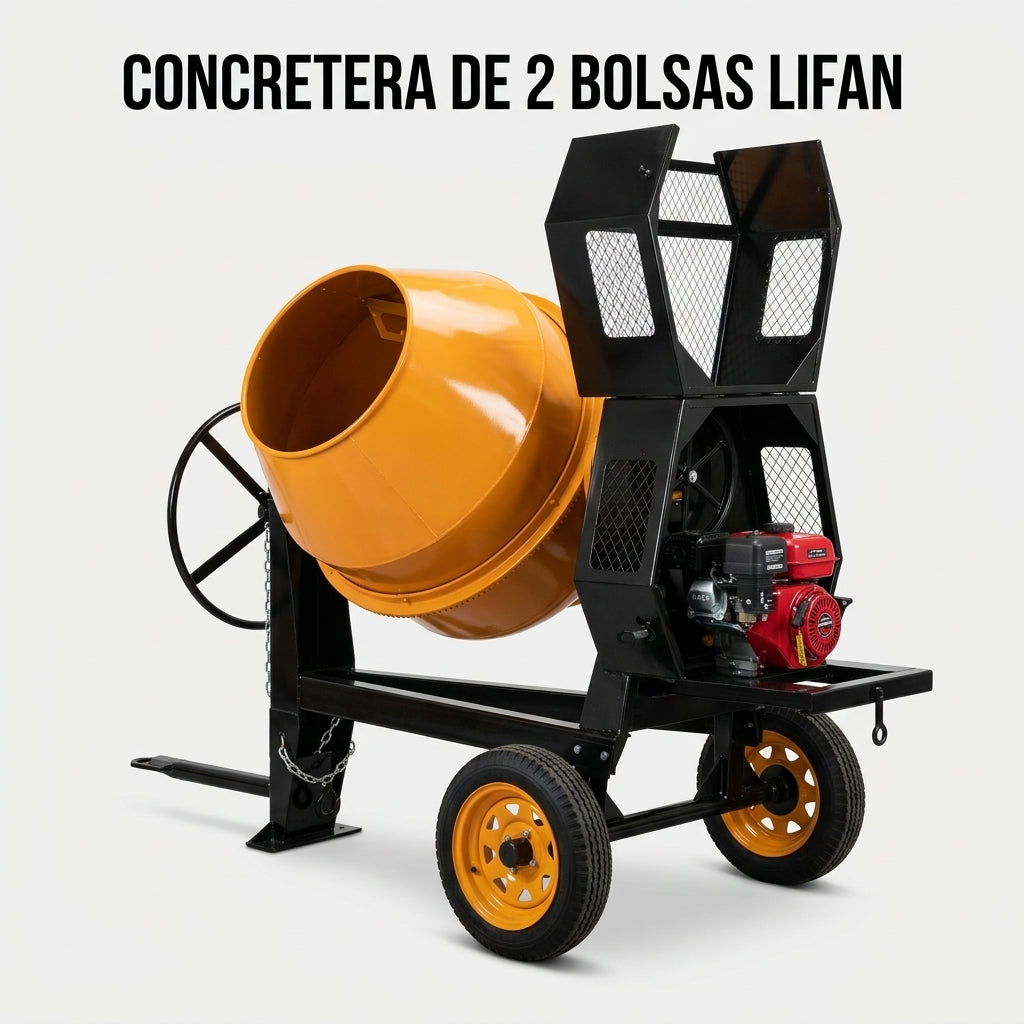Industrial concrete mixer — Portada Principal - Estudio Blanco | Generated by Modelize