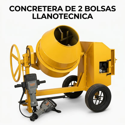 Industrial concrete mixer — Portada Principal - Estudio Blanco | Generated by Modelize