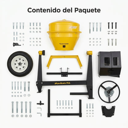 Concrete Mixer — Contenido del Paquete - Vista Aerea | Generated by Modelize