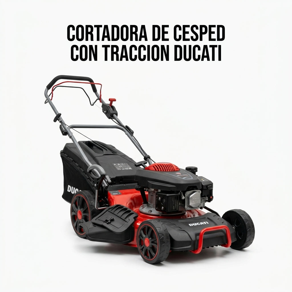 Self-propelled gas lawnmower — Portada Principal - Estudio Blanco | Generated by Modelize