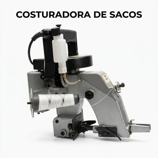 Industrial handheld bag sewing machine — Portada Principal - Estudio Blanco | Generated by Modelize
