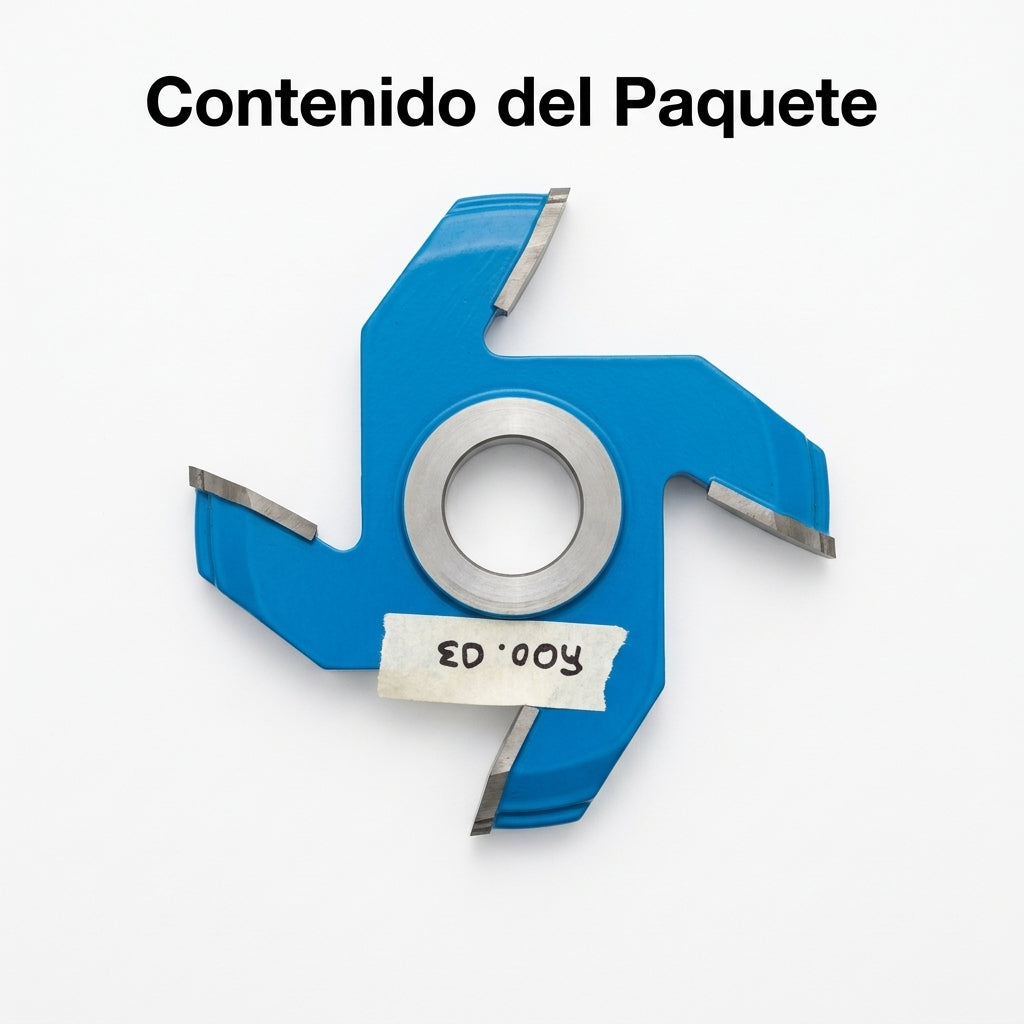 Panel raising cutter head — Contenido del Paquete - Vista Aerea | Generated by Modelize
