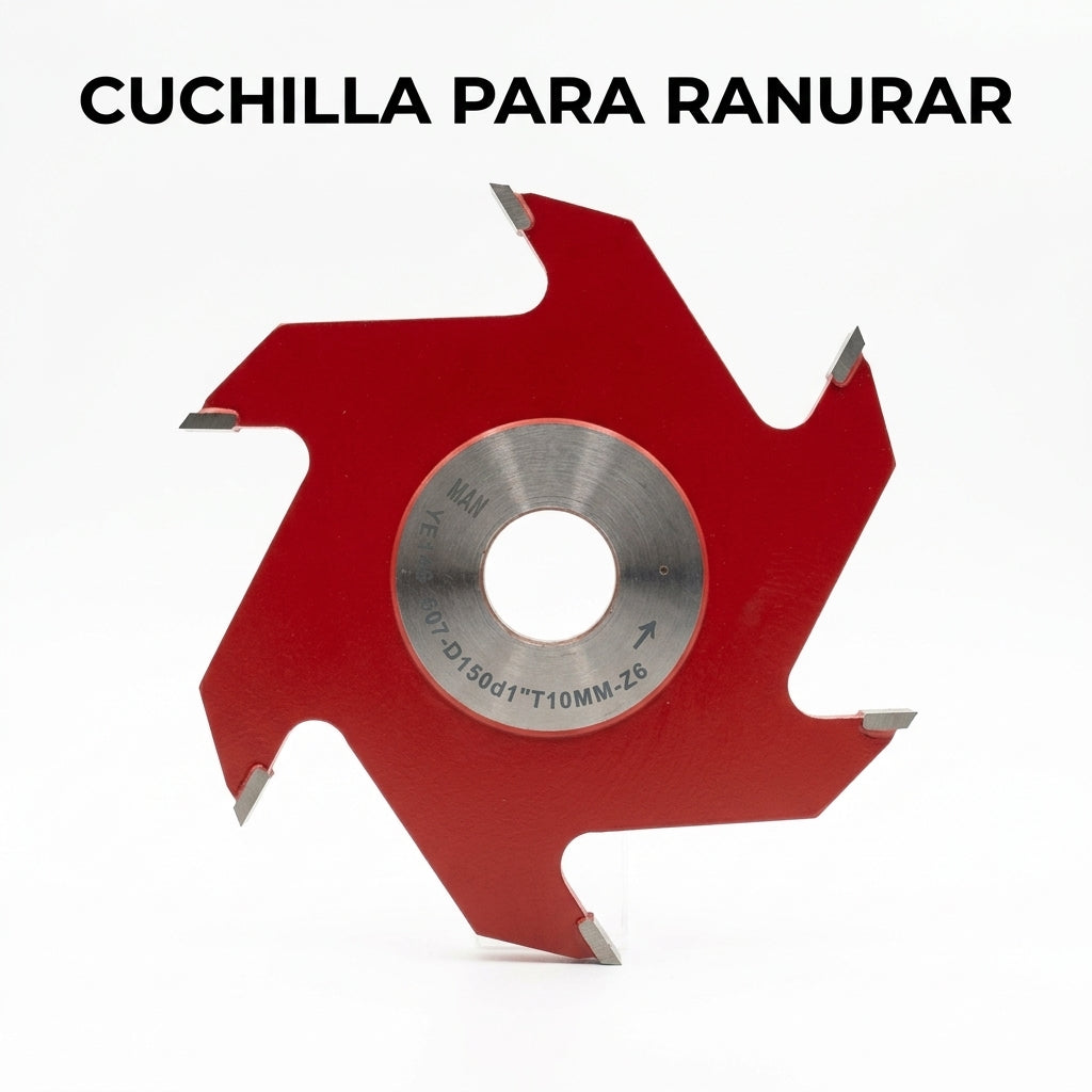 Industrial Slotting Cutter (Cuchilla para ranurar) — Portada Principal - Estudio Blanco | Generated by Modelize